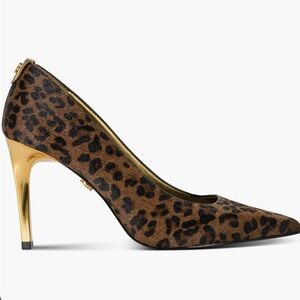 Donna Karan leopard print heels
